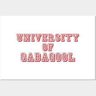 University of Gabagool Posters and Art